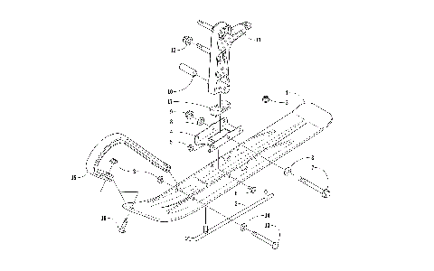 SKI AND SPINDLE ASSEMBLY [108044]