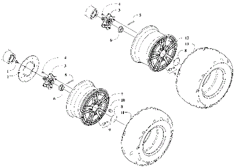 WHEEL AND TIRE ASSEMBLY [302779]