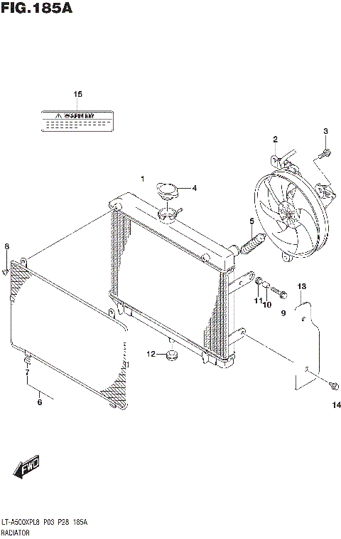 RADIATOR (LT-A500XPL8 P03)
