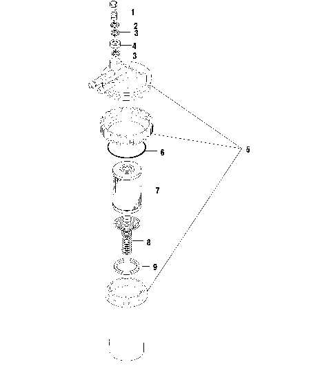 FUEL/WATER SEPARATOR - W025197D/W025197I (4971297129B12)
