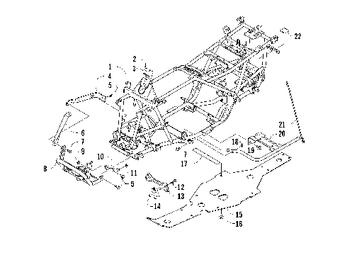 FRAME AND RELATED PARTS [97316]