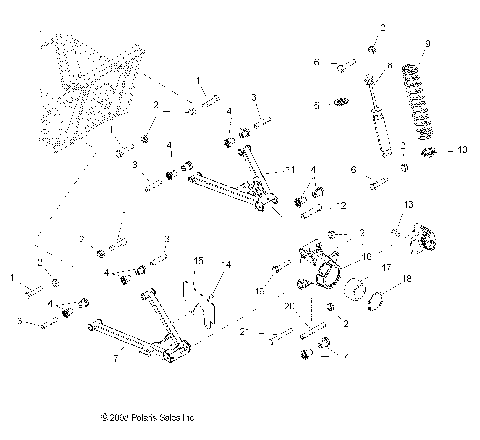 SUSPENSION, REAR - R09HH68/HY68 ALL OPTIONS (49RGRSUSPRR094X4700)
