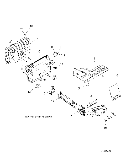ENGINE, EXHAUST SYSTEM - Z16VBE87FR/NR/JR (700529)