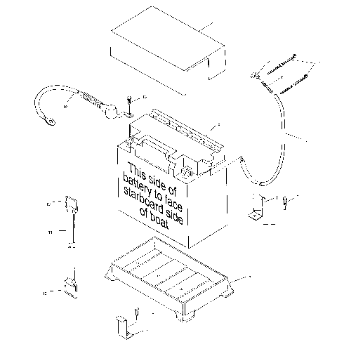 BATTERY BOX - I994690 (4951365136b007)