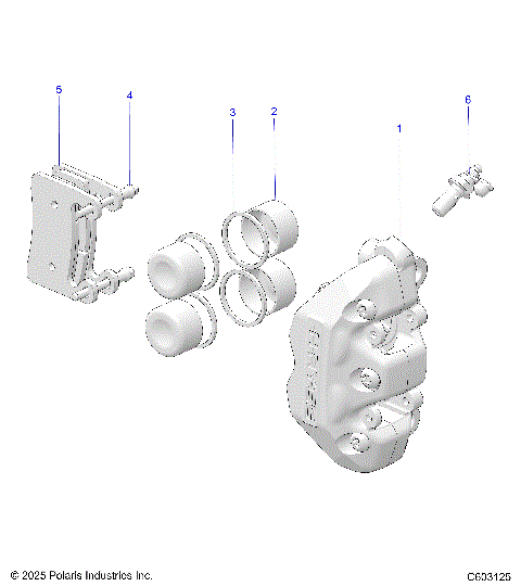 BRAKES, CALIPER ASM. - S26TLF9FSL (C603125)