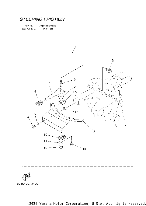 STEERING FRICTION F25A F25B