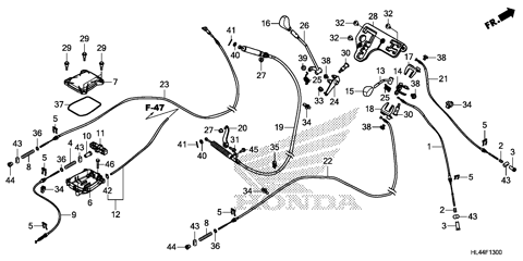 SHIFT LEVER@SELECT LEVER