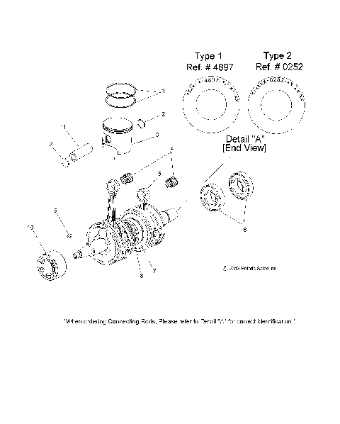 ENGINE, PISTON and CRANKSHAFT - S14BS6GSA/GSL/GEL (49SNOWPISTONCRANKSHAFT14600SB)
