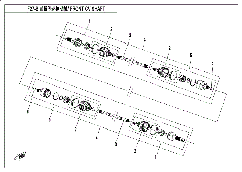 FRONT CV SHAFT (ODM)