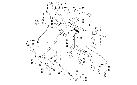 STEERING POST AND TIE ROD ASSEMBLY [93493]