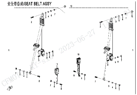 SEAT BELT ASSY
