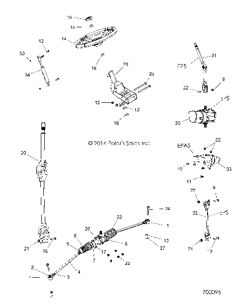 STEERING, STEERING ASM. - R15RTED1EA (700096)