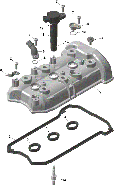 01- ROTAX - Valve Cover