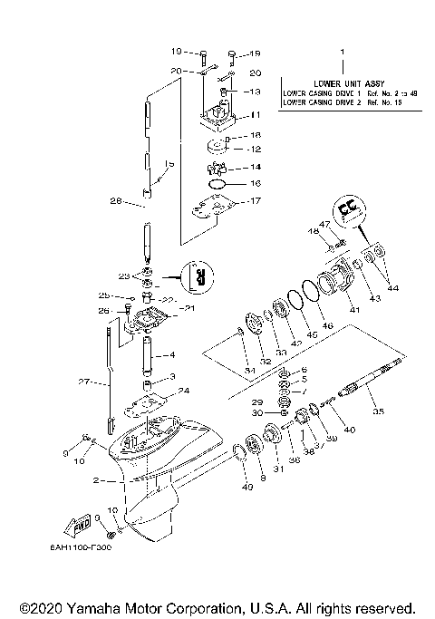 LOWER CASING DRIVE 1