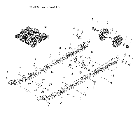 SUSPENSION, REAR - S12CN8/CY8 ALL OPTIONS (49SNOWSUSPRR11800ASLT)