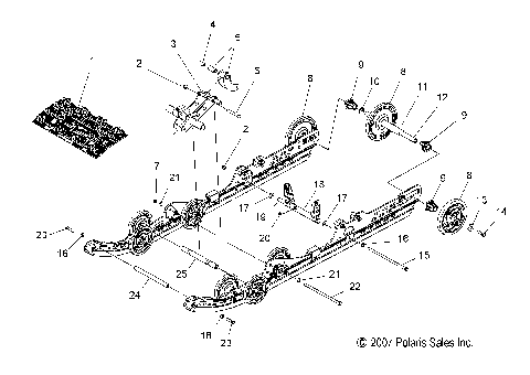 SUSPENSION, REAR - S08PR7FS/FE (49SNOWSUSPRR08SBTRBO)