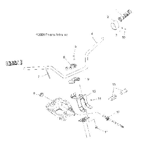 STEERING, HANDLEBAR and CONTROLS - A12DH50AX/AZ (49ATVHANDLEBAR09SP500)