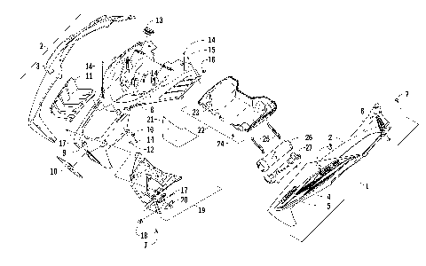 HOOD AND AIR INTAKE ASSEMBLY [97964]
