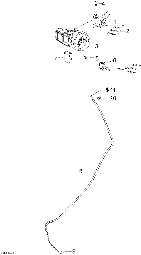 02- Throttle Handle And Housing