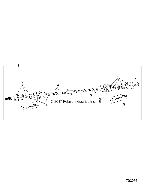 DRIVE TRAIN, HALF SHAFT, REAR - Z21A4E99AX/BX(702066)