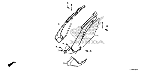 SIDE COVER (CRF110F'19-)