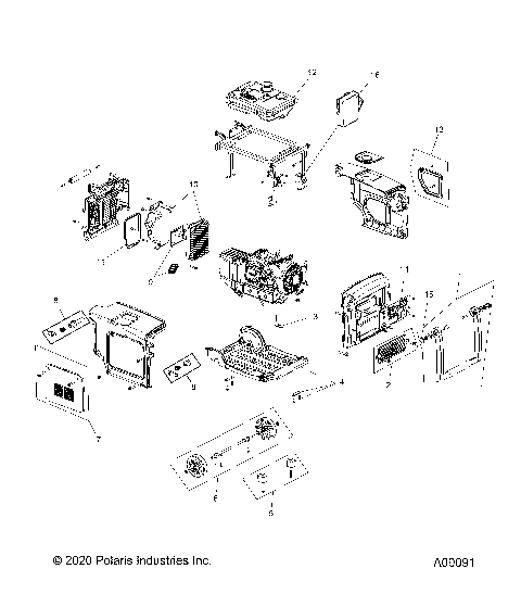 CHASSIS - P20GDGENA (A00091)