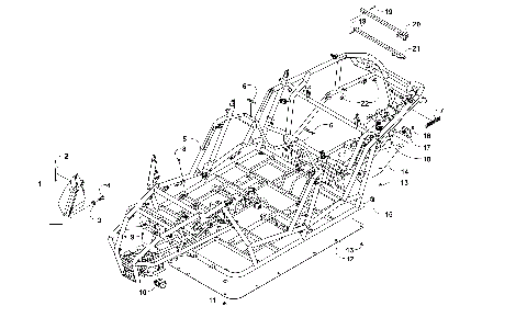 FRAME, HEADLIGHTS, AND RELATED PARTS [301197]