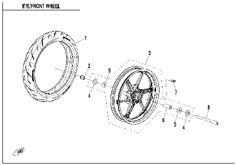 FRONT WHEEL