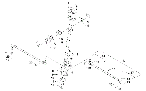 STEERING ASSEMBLY (VIN: 250001 and Up) [300824]