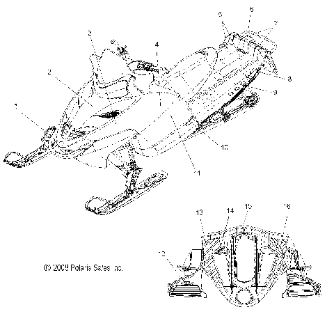 BODY, DECALS - S09PR7FS/FE (49SNOWDECAL09TRBOSB)