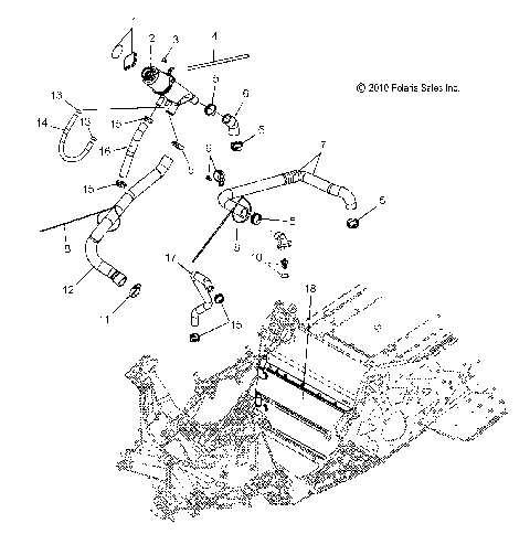 ENGINE, COOLING SYSTEM - S12CM8GSA/GSL/GEA (49SNOWCOOLING11800SB)