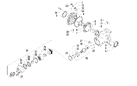REAR DRIVE GEARCASE ASSEMBLY [99836]