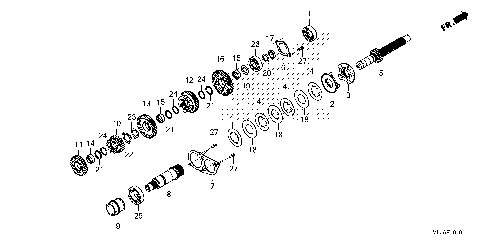 TRANSMISSION (MAINSHAFT)