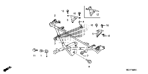 COWL STAY (GL1800'06-)