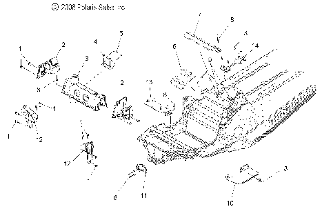 CHASSIS, FRONT - S12PP7FSL (49SNOWCHASSISFRT09TRBODRGN)