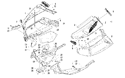SKID PLATE AND SIDE PANEL ASSEMBLY [95384]