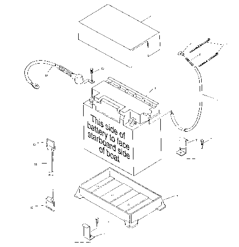 BATTERY BOX - W004699D (4955765576B007)