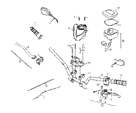 STEERING, HANDLEBAR - A08PB20EB (49ATVHANDLEBAR08PHXQD)