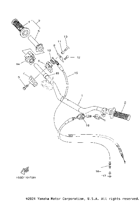 STEERING HANDLE & CABLE