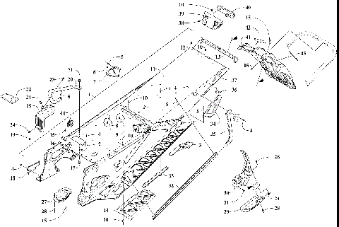 TUNNEL AND SNOWFLAP ASSEMBLY [107025]
