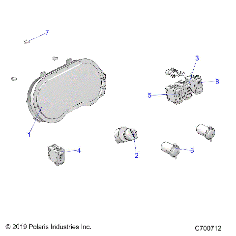 ELECTRICAL, DASH INSTUMENTS - R20RSB99A/B (C700712)