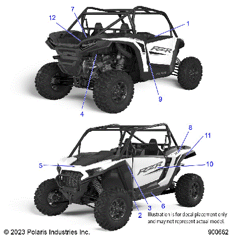 BODY, DECALS - Z24NEE99A2/B2 (900662)