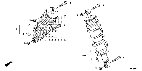 REAR SHOCK ABSORBER
