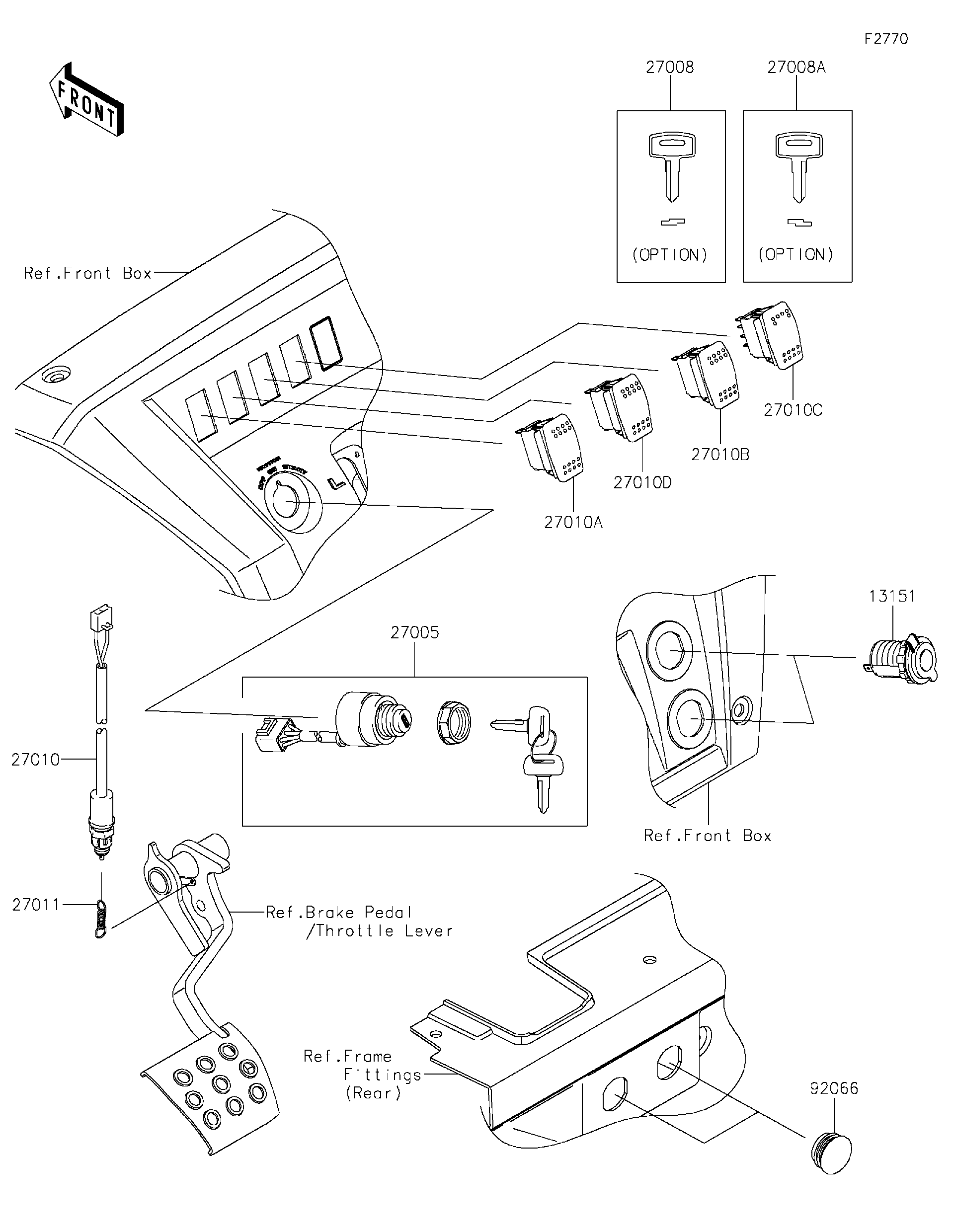 2024 Kawasaki Utility Vehicles Parts-Finder Diagrams