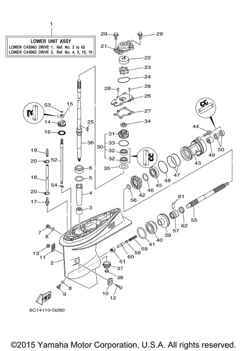 LOWER CASING DRIVE 1