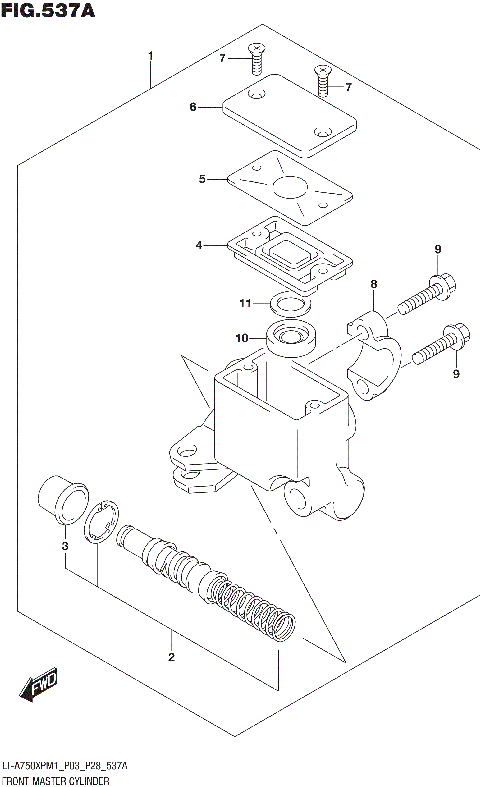 FRONT MASTER CYLINDER