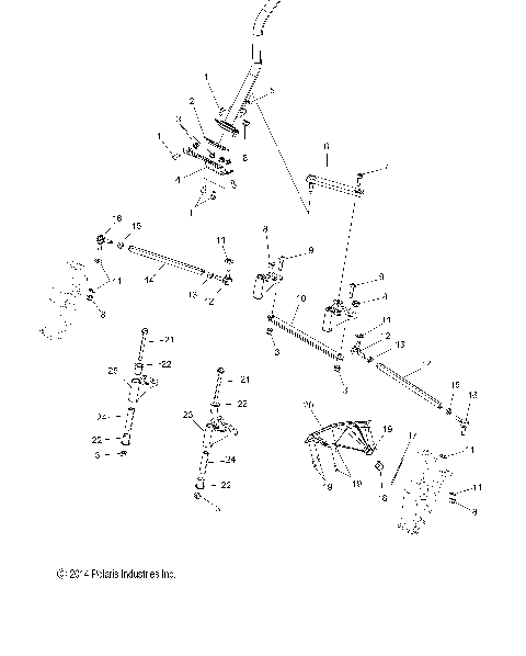 STEERING, LOWER - S15CJ5BSL/BEL (49SNOWSTEERINGLWR15VOY155)