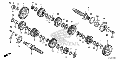 TRANSMISSION (NC750X/XA)