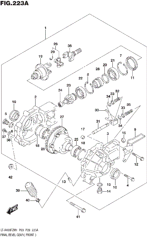 FINAL BEVEL GEAR (FRONT)