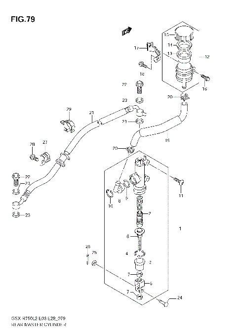 REAR MASTER CYLINDER